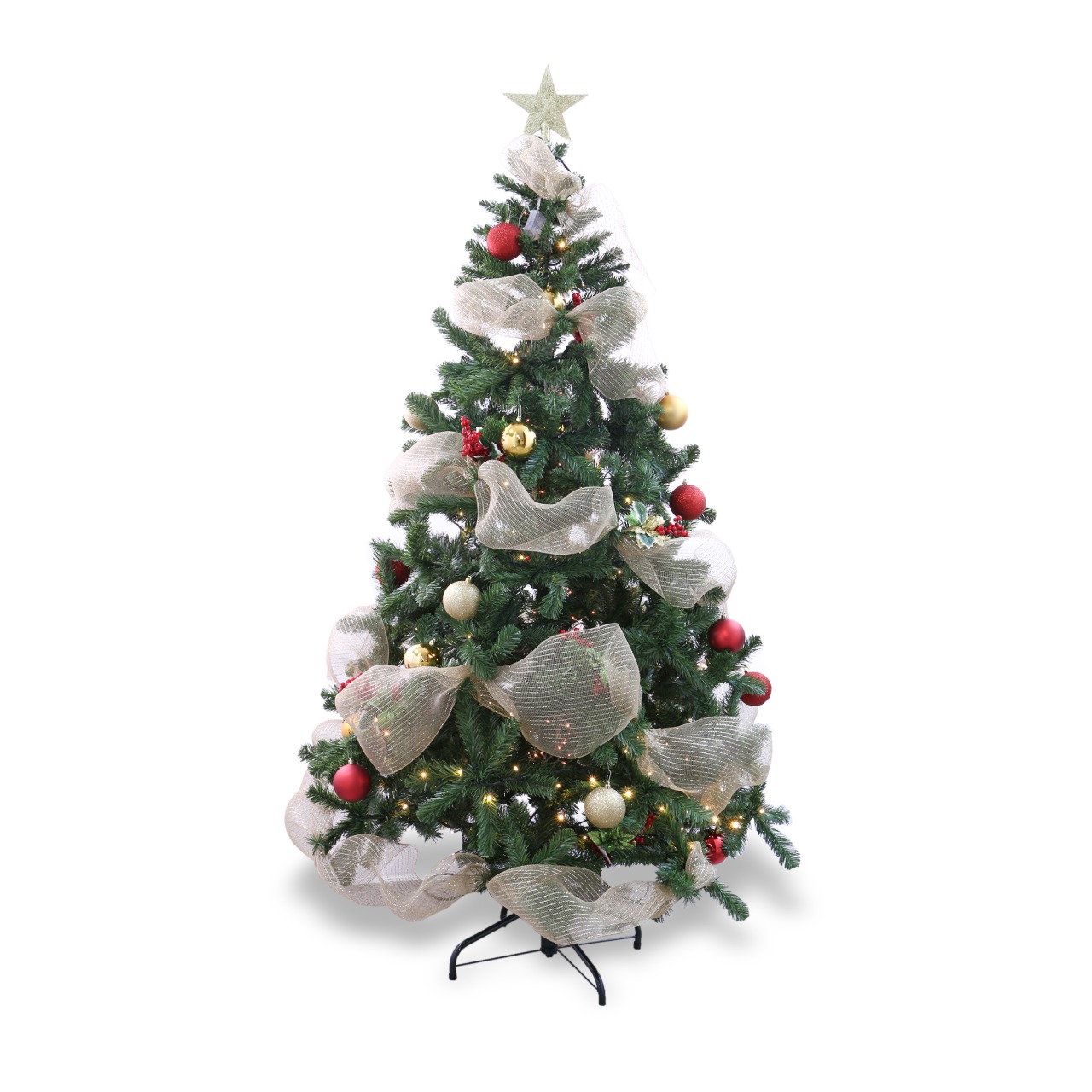 Combo árbol de navidad clásico de Arbocol 210cm